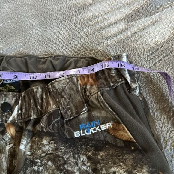 Scent blocker real tree Camo hunting pants with rain blocker size XL EUC - Picture 7 of 8